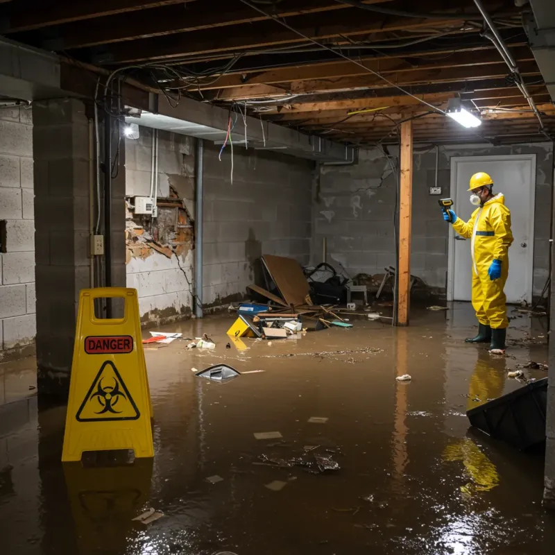 Flooded Basement Electrical Hazard in Wainaku, HI Property